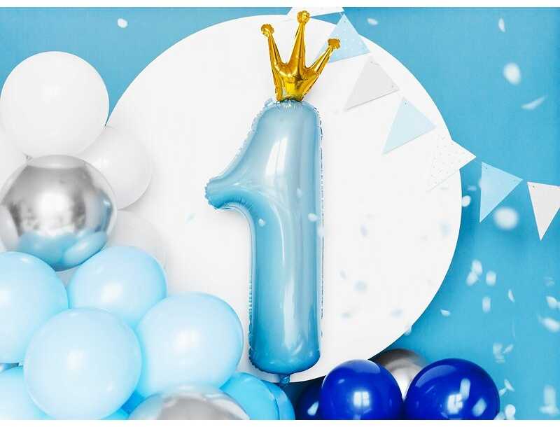 PartyDeco Mėlyna Balionų girlianda "Mėlyna" (60vnt, 200cm)