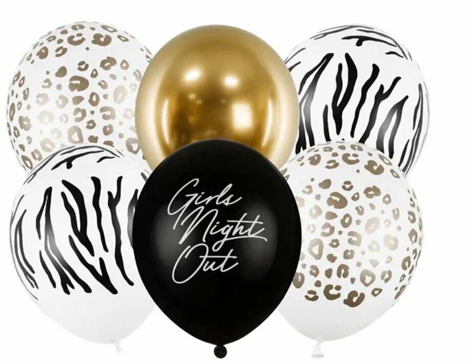 PartyDeco Balionų rinkinys Girls Night Out, 6 vnt