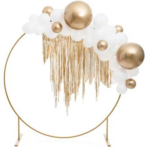 PartyDeco Blizgantys balionai auksiniai, 30cm, 10vnt