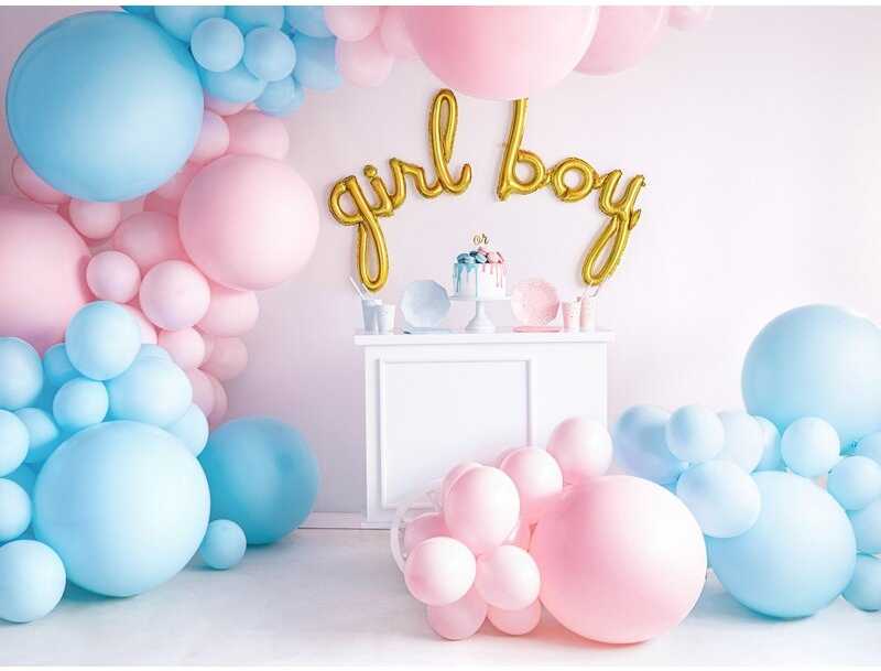 PartyDeco Didelis apvalus balionas 1m, melsvas