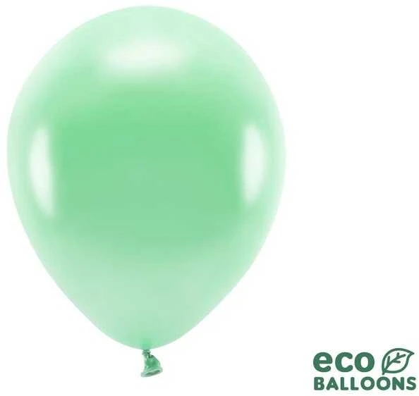 PartyDeco Ekologiški balionai "Mėtiniai" 10vnt