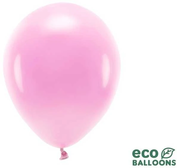 PartyDeco Ekologiški balionai "Pasteliniai rožiniai", 10vnt