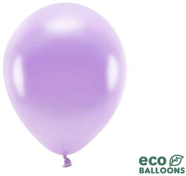 PartyDeco Ekologiški balionai "Pasteliniai levandų", 10vnt