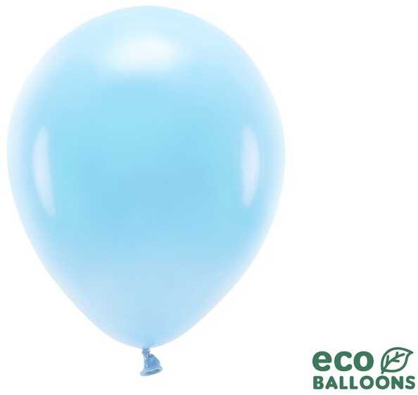 PartyDeco Ekologiški balionai "Pasteliniai melsvi", 10vnt