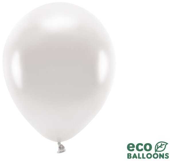 PartyDeco Ekologiški balionai "Perlas", 30 cm, 10vnt