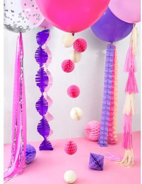 Party Deco PartyDeco Folinė kutų užuolaida dekoracijoms, Spalva: Žydra