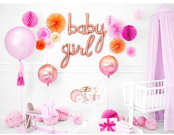 PartyDeco Folinis balionas baby rožinio aukso, 73,5x75,5cm