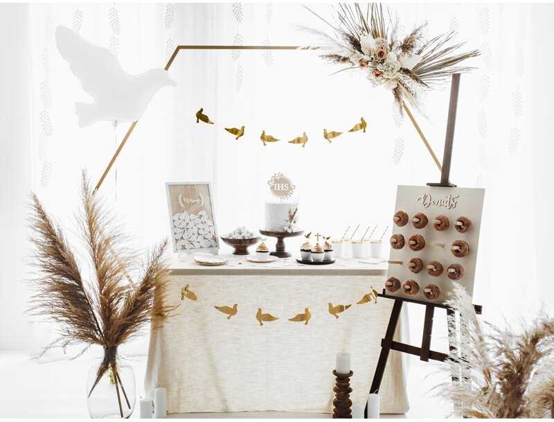 Party Deco PartyDeco Folinis balionas "Baltas balandis" 77 x 66 cm
