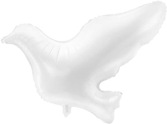 Party Deco PartyDeco Folinis balionas "Baltas balandis" 77 x 66 cm