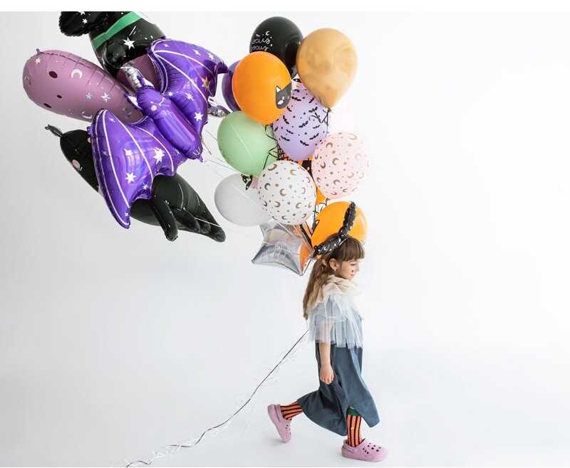 PartyDeco Folinis balionas Didelis Šikšnosparnis, 119,5x51 cm