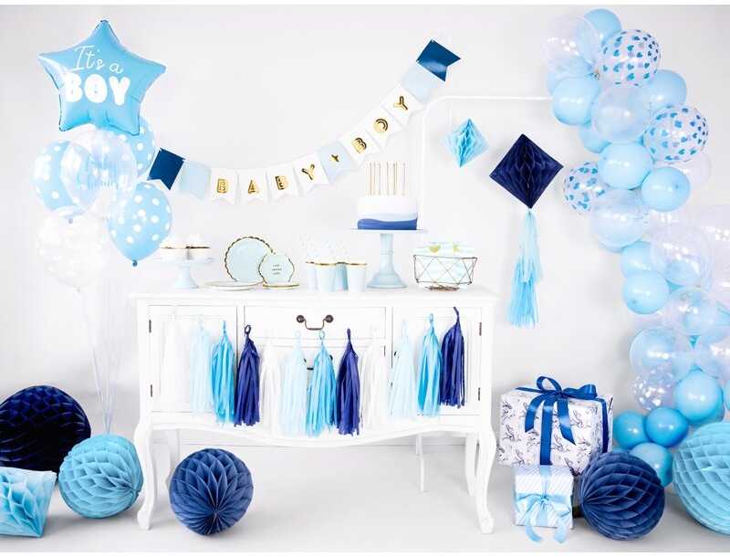 Party Deco PartyDeco Folinis balionas "It's a Boy"