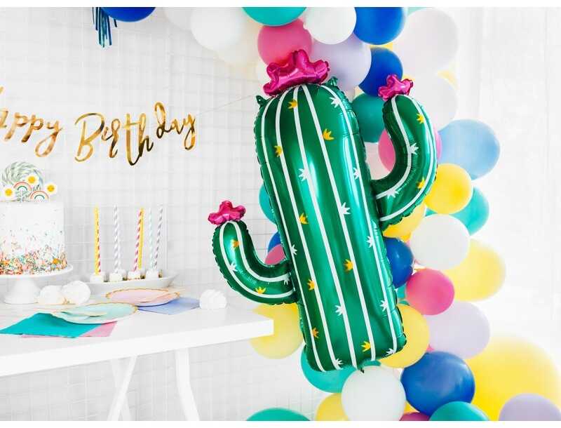 PartyDeco Folinis balionas "Kaktusas"