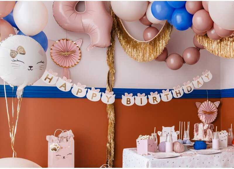 PartyDeco Folinis balionas Katytė, 45cm