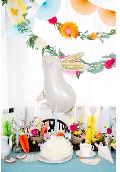 PartyDeco Folinis balionas Kiškutis, 67x88 cm