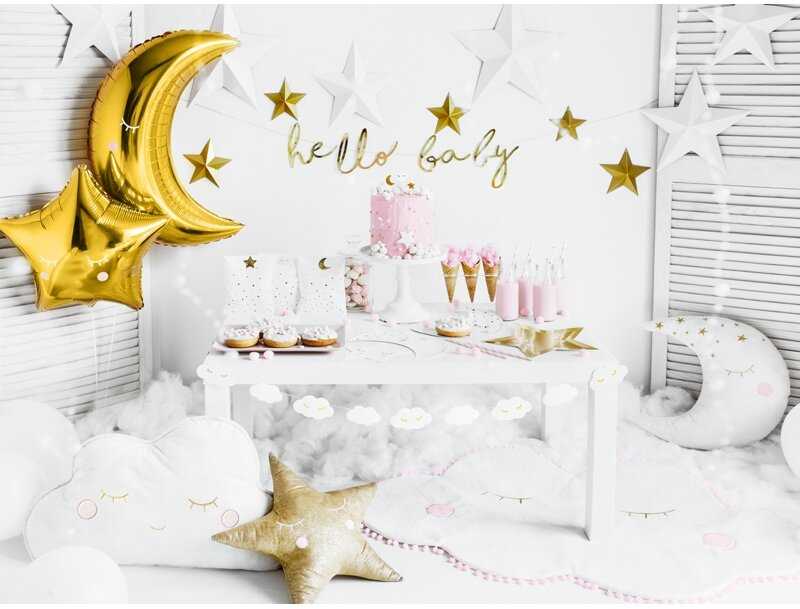 Party Deco PartyDeco Folinis balionas Mėnulis, 60cm