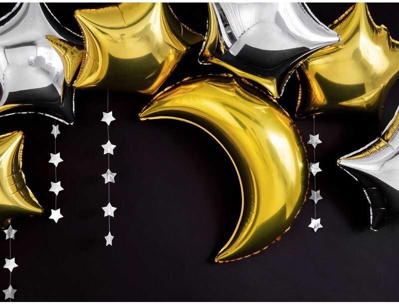 Party Deco PartyDeco Folinis balionas Mėnulis, 60cm