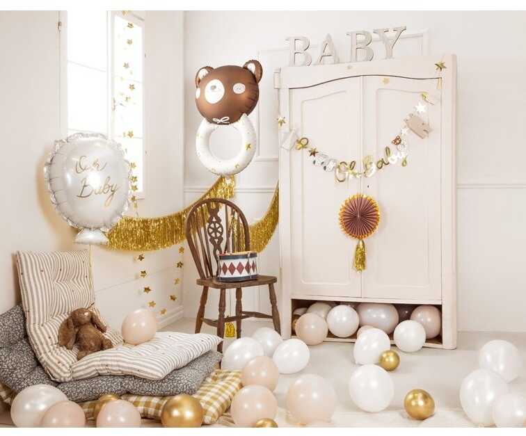 Party Deco PartyDeco Folinis balionas Meškiukas barškutis, 61x88 cm