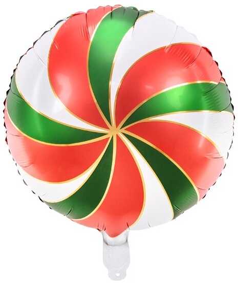 PartyDeco Folinis balionas Saldainis ryškus, 35cm
