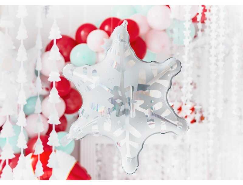 PartyDeco Folinis balionas Snaigė, 64x66cm