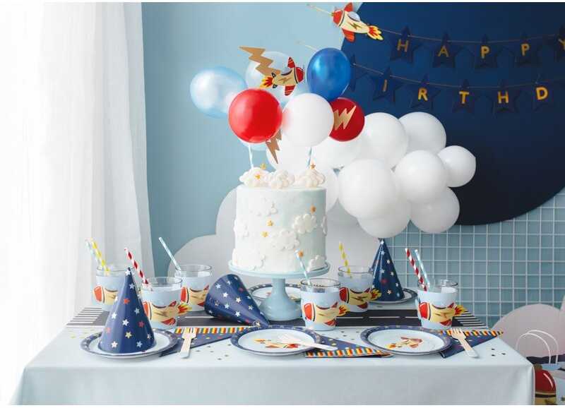 PartyDeco Girlianda Lėktuvai