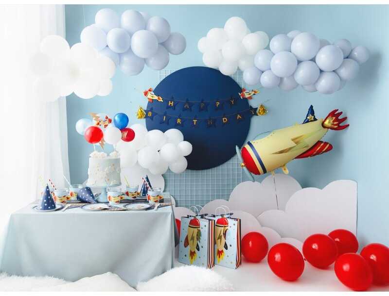 PartyDeco Girlianda Lėktuvai