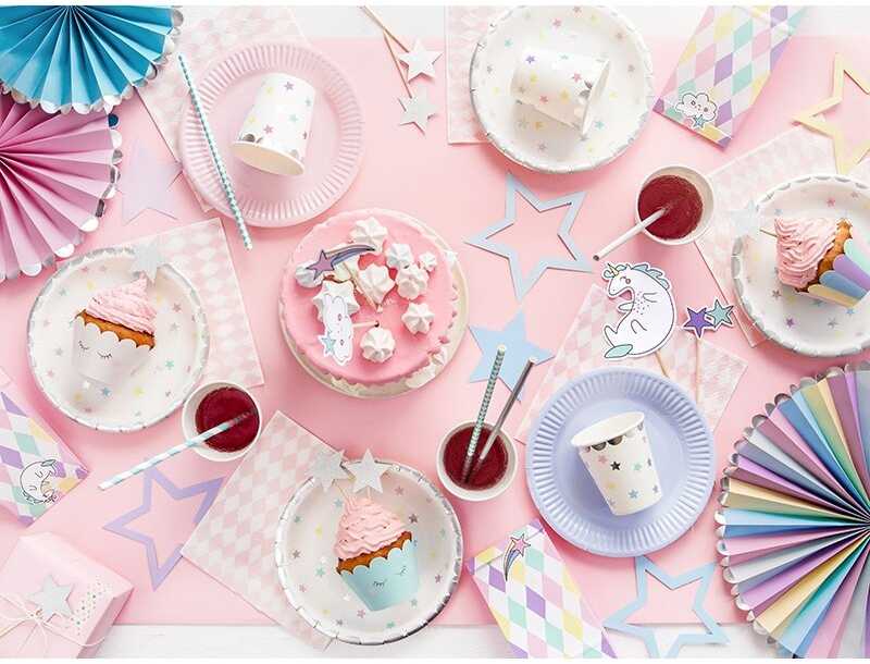 PartyDeco Girlianda Margos žvaigždės 1,4m