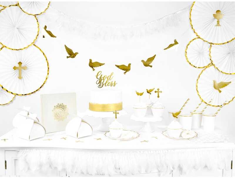 PartyDeco Girlianda Plunksnos, 1m