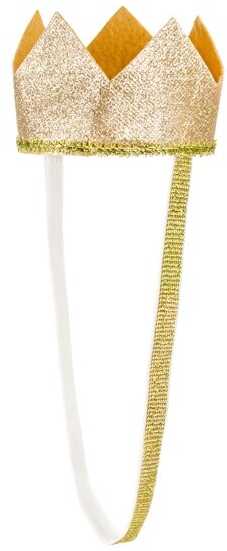 PartyDeco Karūnėlė auksinė 8,5cm