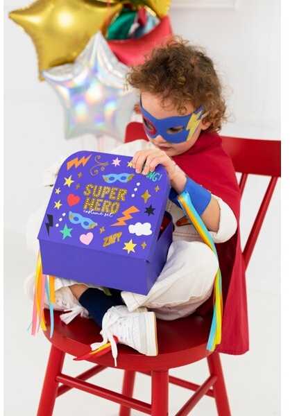 PartyDeco Kostiumas lagaminėlyje Superherojus