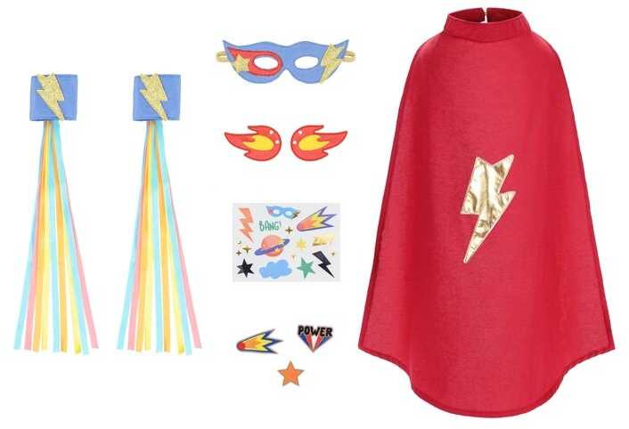 PartyDeco Kostiumas lagaminėlyje Superherojus
