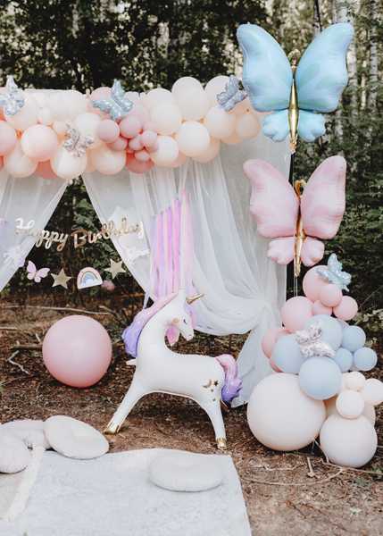 Party Deco PartyDeco Nedideli foliniai balionai Drugeliai 21vnt