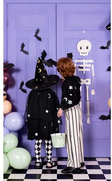 PartyDeco Pakabinama popierinė deoracija, Skeletas 110cm