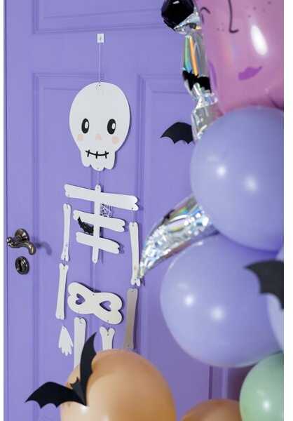 PartyDeco Pakabinama popierinė deoracija, Skeletas 110cm