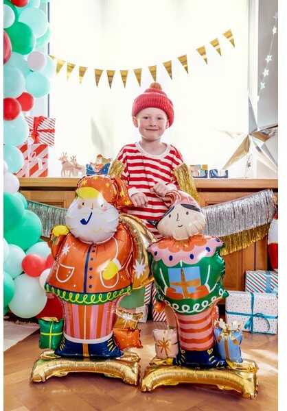 PartyDeco Pastatomas folinis balionas Kalėdų senelis