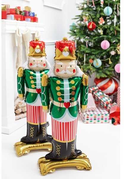 PartyDeco Pastatomas folinis balionas Spragtukas, 34x85cm