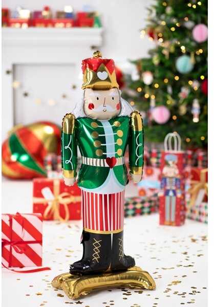 PartyDeco Pastatomas folinis balionas Spragtukas, 34x85cm
