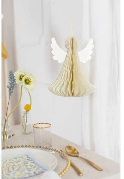 PartyDeco Popierinė dekoracija Angelas, 15cm