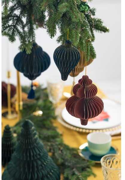 PartyDeco Popierinė dekoracija burgundiškas Varveklis