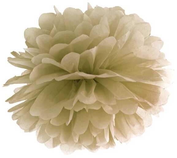 PartyDeco Popierinis Pom-Poms, 35cm, Spalva: Auksinė