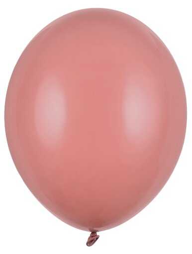PartyDeco Stiprūs balionai Laukinės Rožės spalvos 30 cm, 50vnt