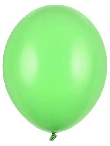 PartyDeco Stiprūs balionai Ryškiai žali 30 cm, 50vnt