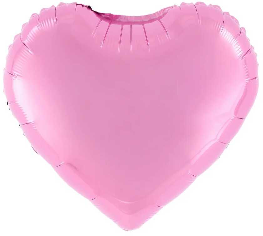 Foliniai balionai Rožinės širdelės 25cm, 3vnt