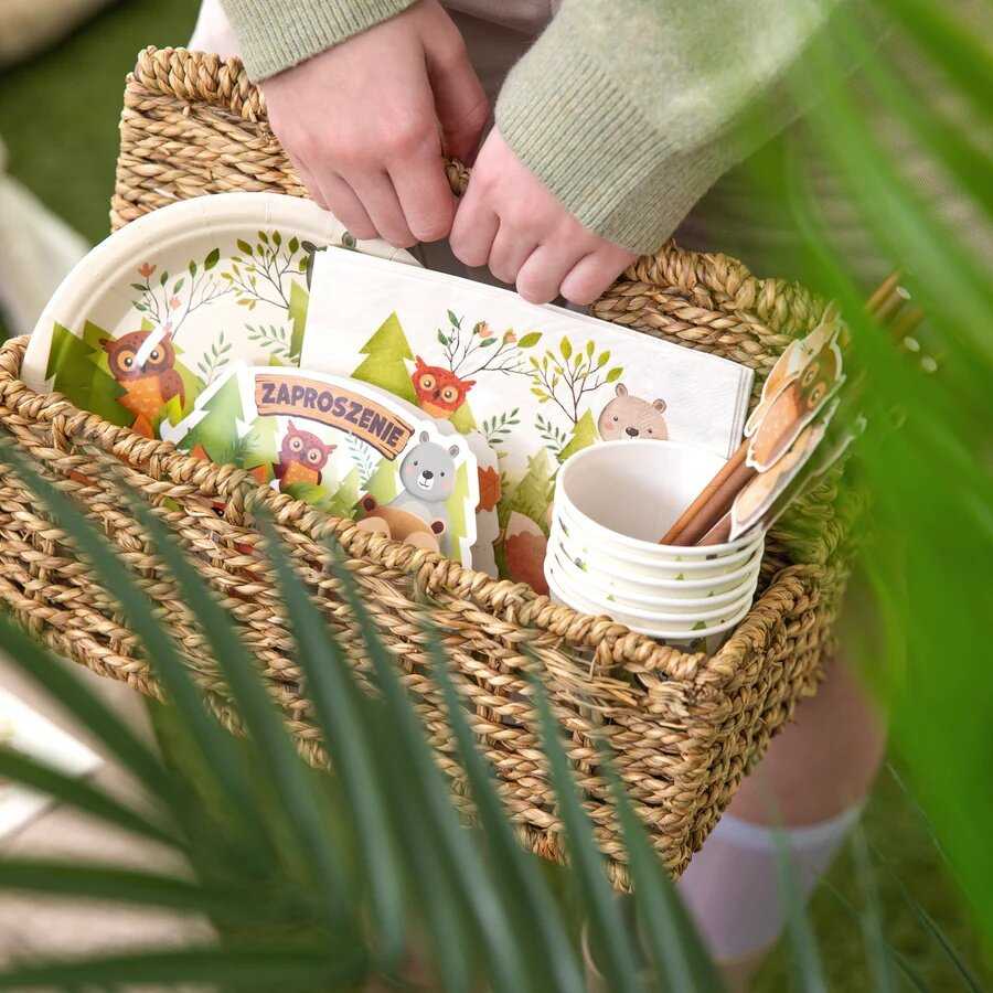 Popierinės lėkštės Miško draugai 6vnt