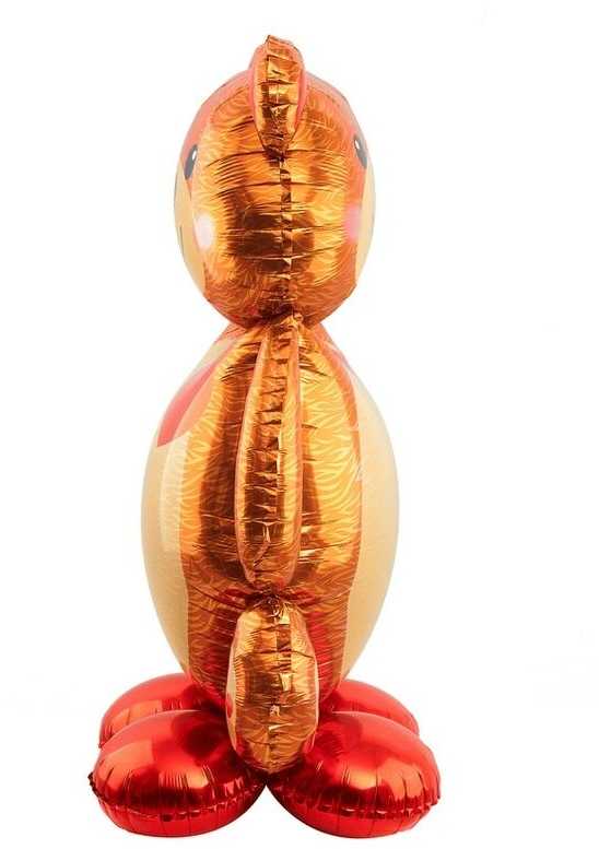 Pastatomas balionas Meškiukas su širdele 91x65cm