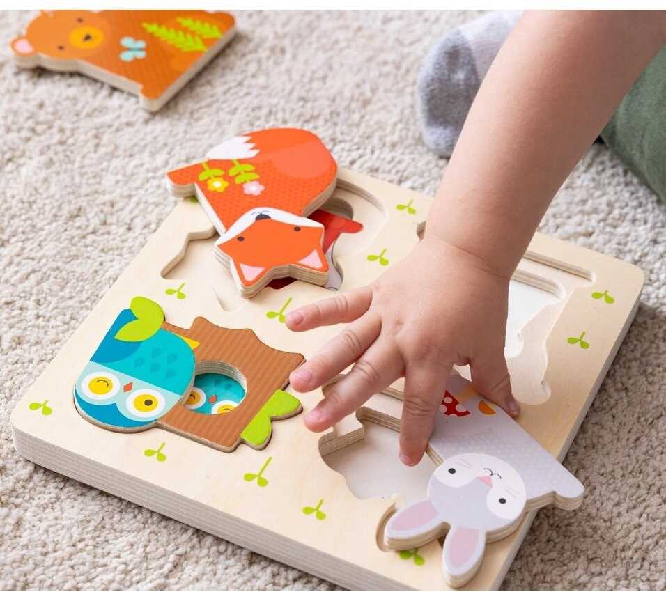 Petit Collage Medinė dėlionė Mano kūdikis