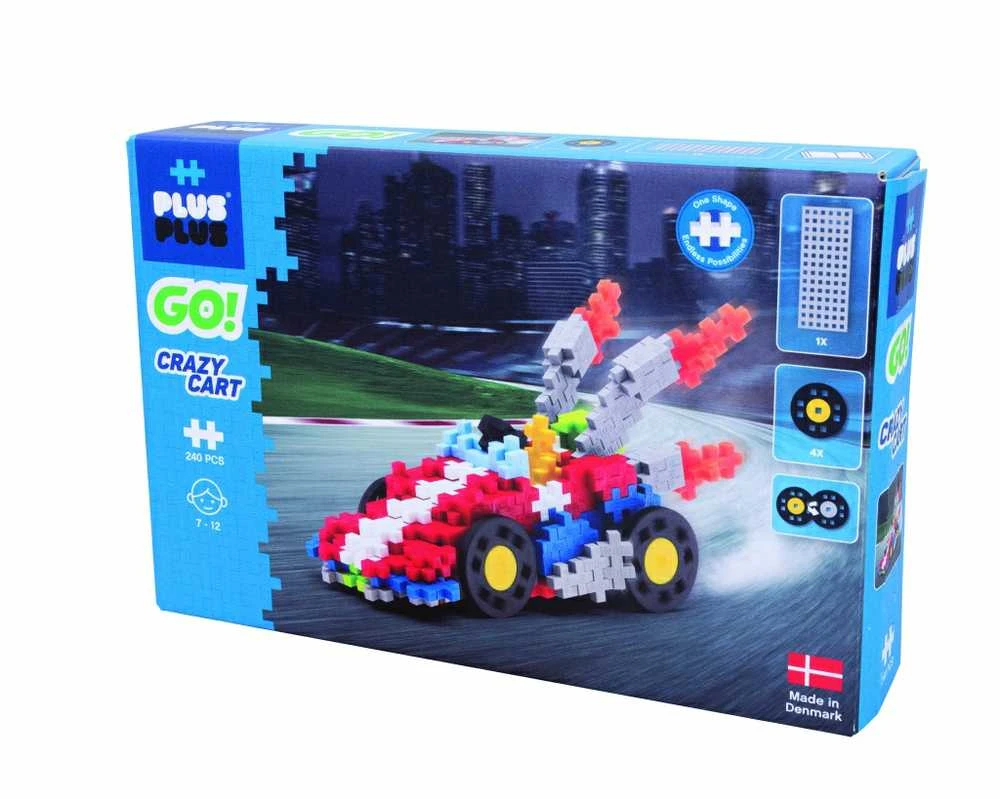 Plus Plus GO, Kartingai, 240 vnt.