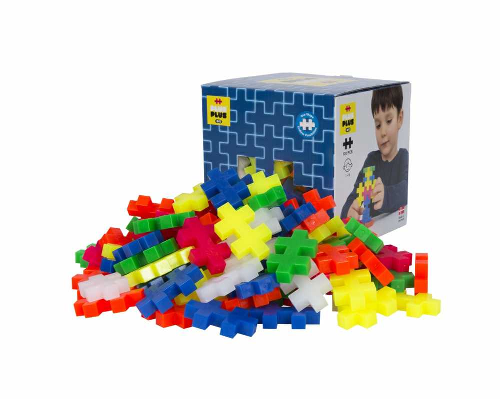 Plus Plus konstruktorius, DIDELĖS, neoninės, 100