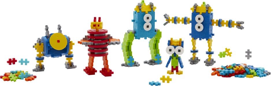 Plus Plus konstruktorius, Mokausi statyti robotus, 275 det.