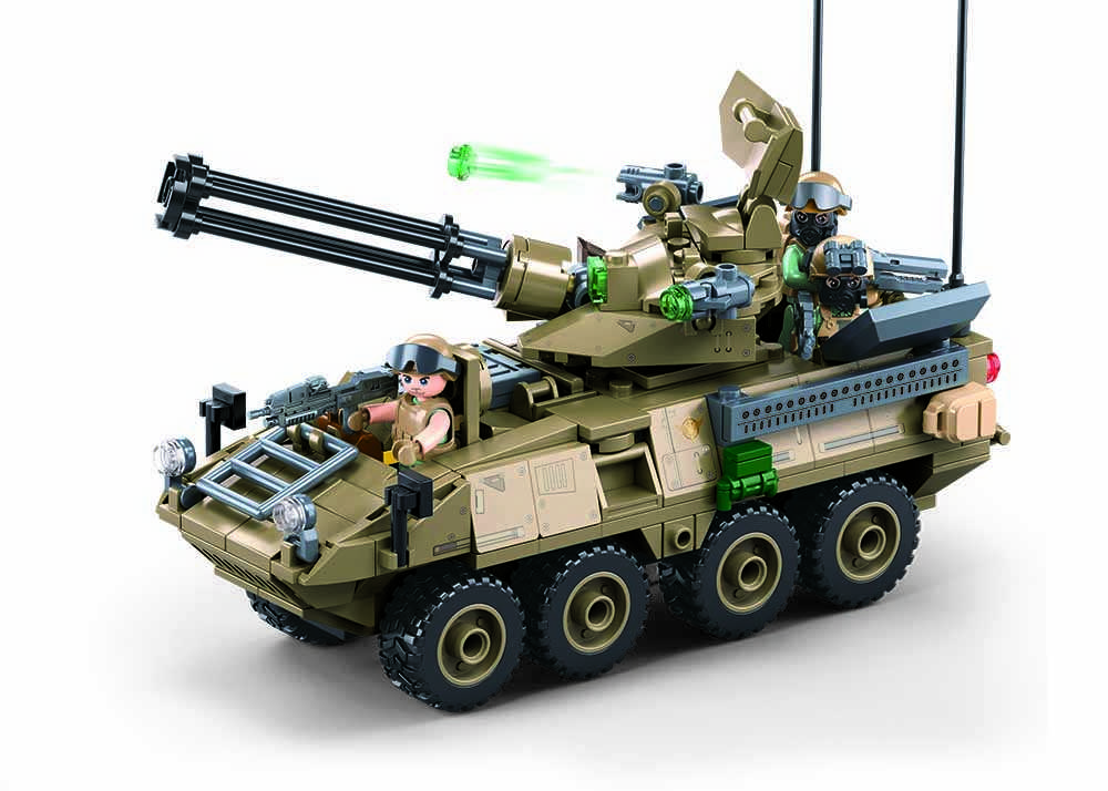 Sluban konstruktorius, Karinis šarvuotis Stryker ADS, 320 det.