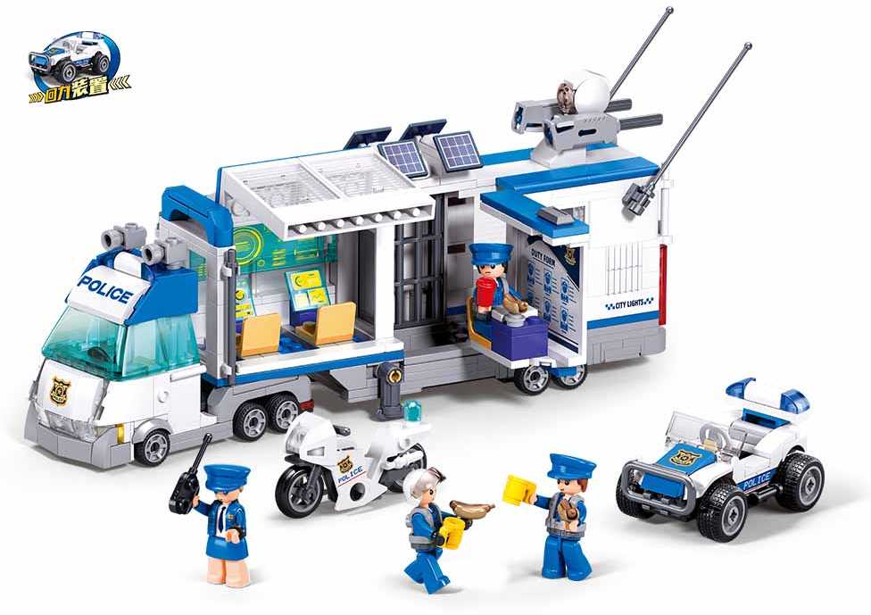 Sluban konstruktorius, specialus vadavimo policijos automoblis, 510 det.